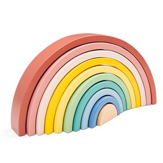 Wooden rainbow - 10pcs.